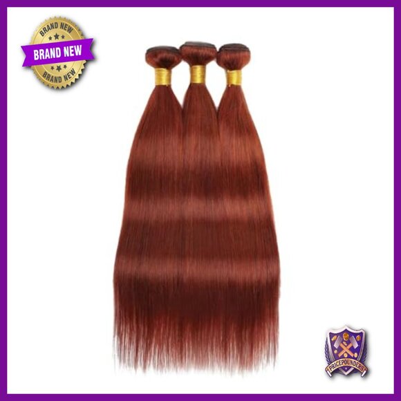 Brazilian Human Hair Extensions Straight Weave Bundles 22 24 26 Inch